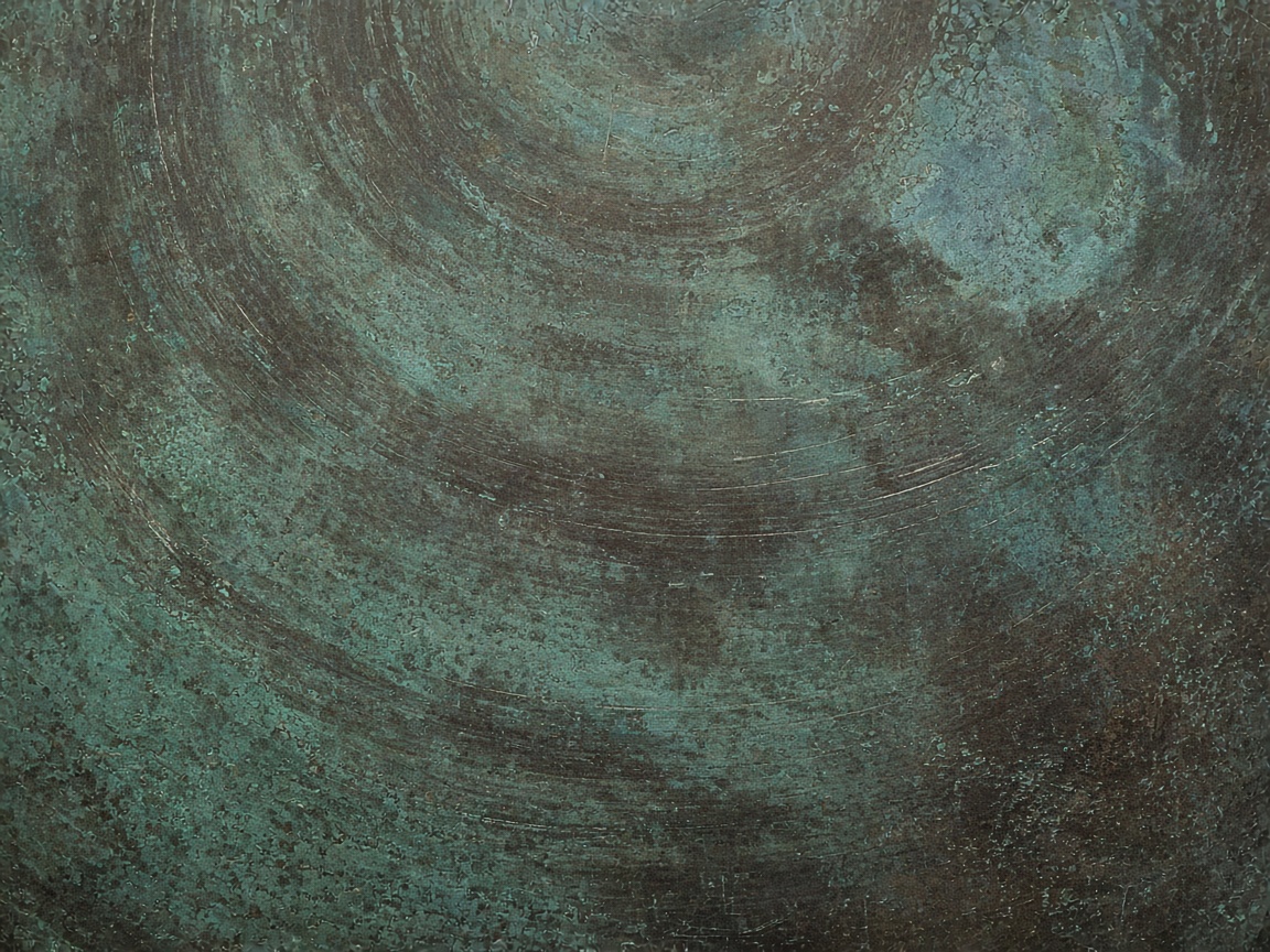 Oxidized copper and verdigris on an observatory dome